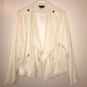 White blazer jacket